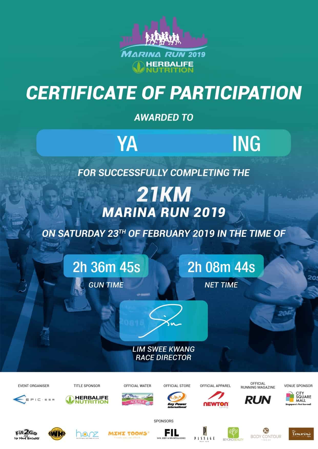 Marina Run 2019